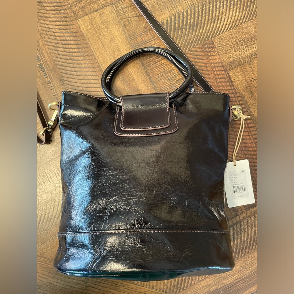 NWT Black Sheila Bucket Bag
